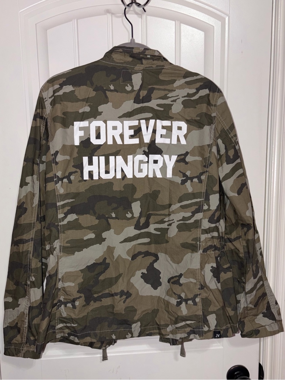 Jac Vanek Camo “forever hungry” Jacket